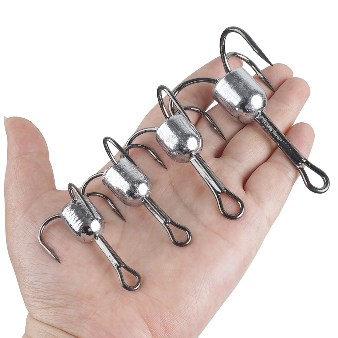 Fishing Equipment Shop - 10PCS Snagging treble hooks Weighted Snagging