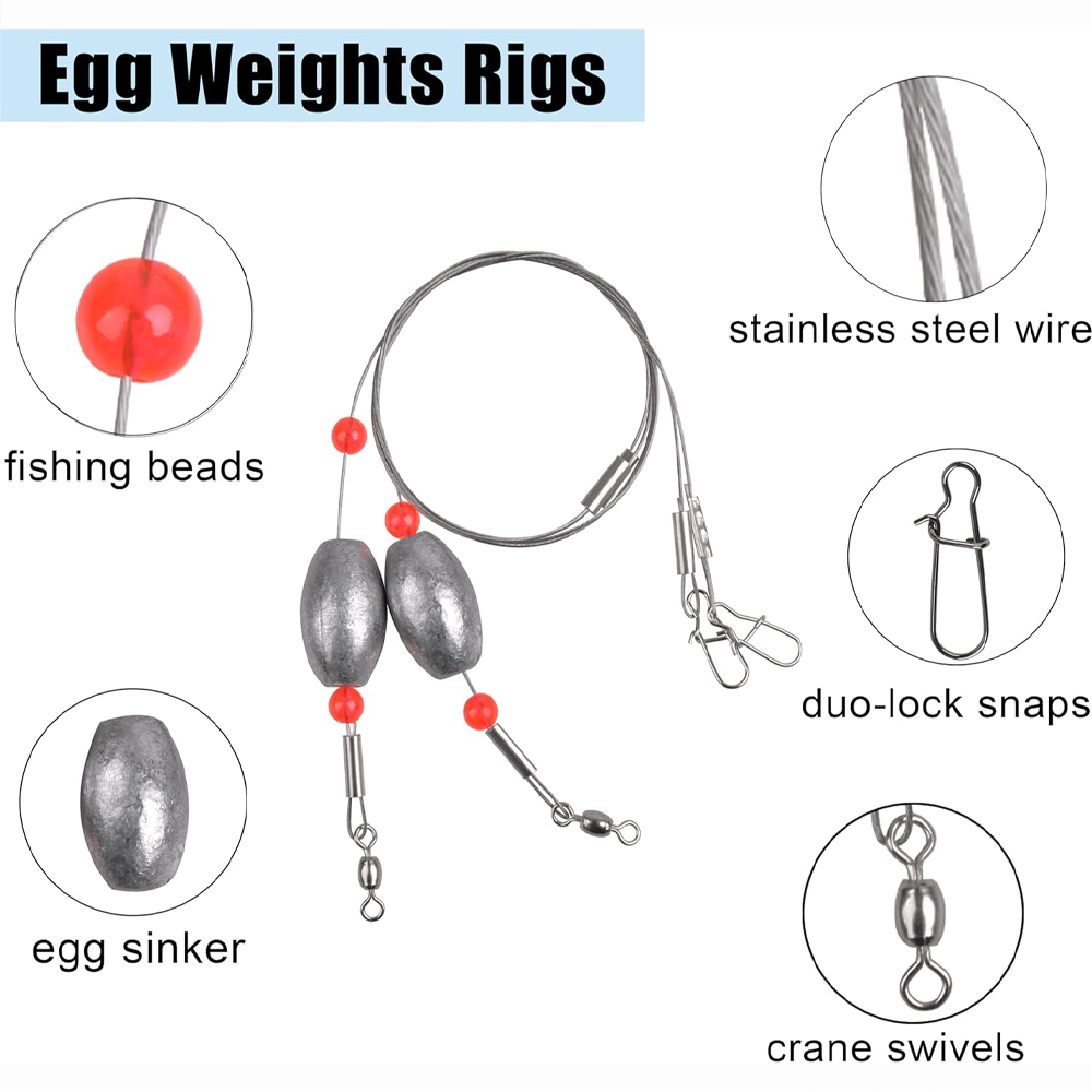 2Pcs Fishing Egg Sinker Weight - Fishing Equipment Shop recensie en prijs