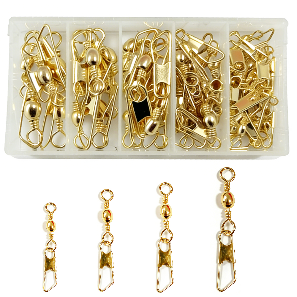 50Pcs Gold Fishing Barrel Swiv - Fishing Equipment Shop recensie en prijs