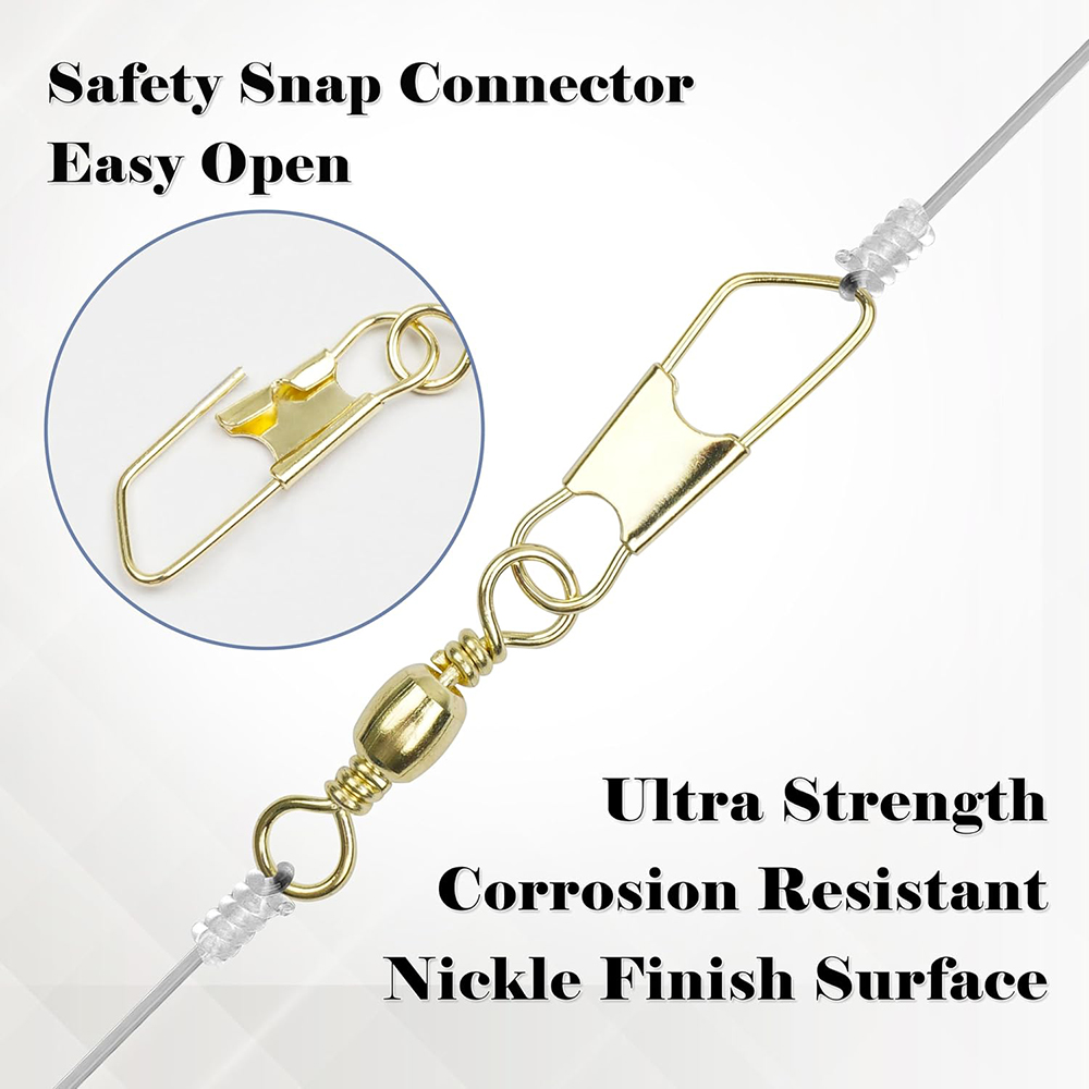 50Pcs Gold Fishing Barrel Swiv - Fishing Equipment Shop recensie en prijs
