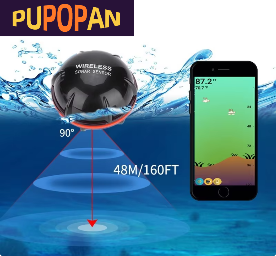 Smart Sonar Fish Finder Wirele - Fishing Equipment In English recensie en prijs