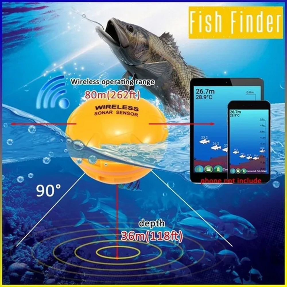 Smart Sonar Fish Finder Wirele - Fishing Equipment In English recensie en prijs