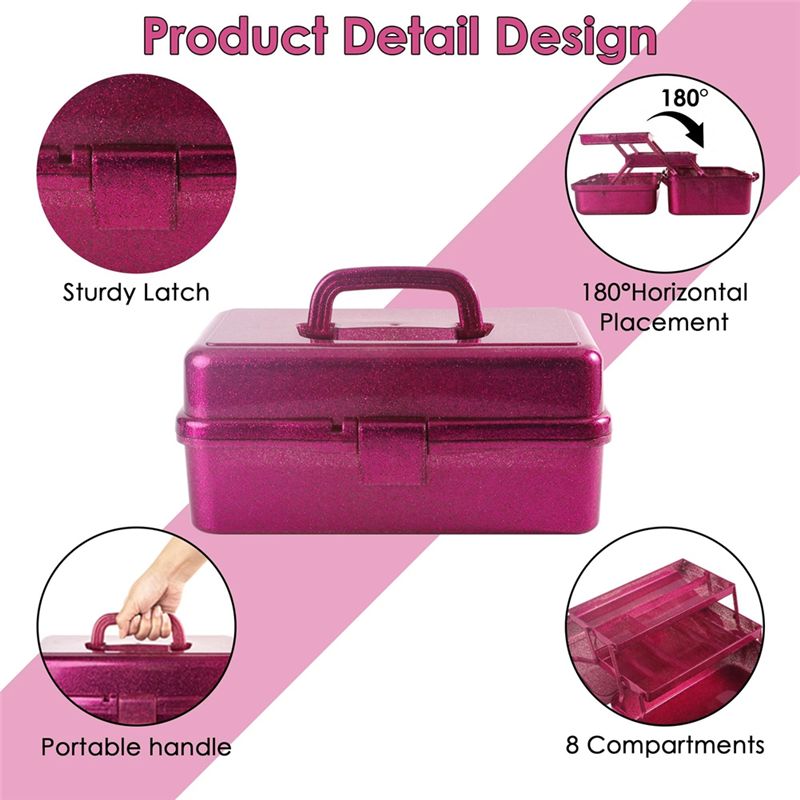 A93Z Glitter Pink & Craft Tool - Tackle Box recensie en prijs
