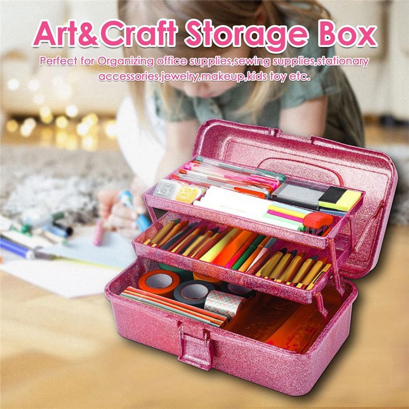 A93Z Glitter Pink & Craft Tool - Tackle Box recensie en prijs