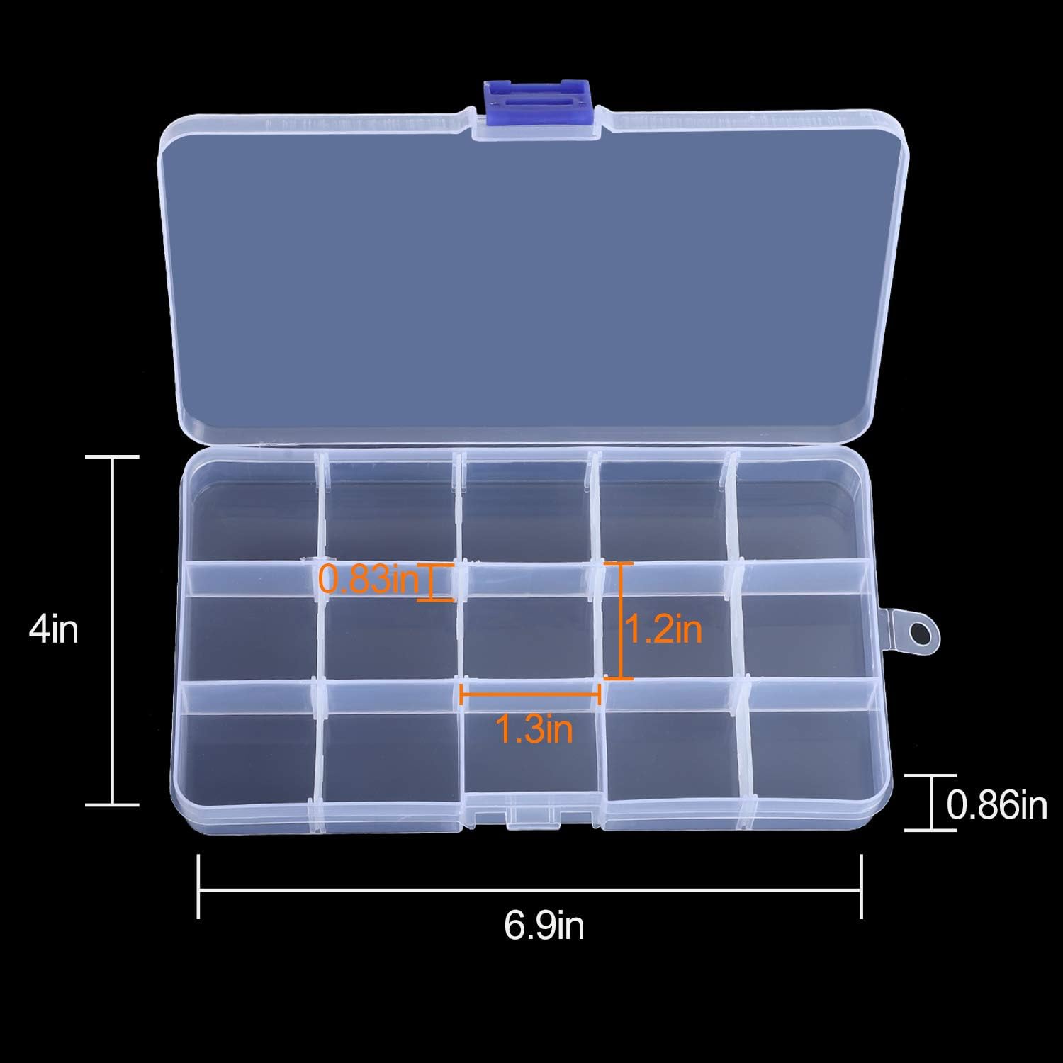 15 Grids Small Plastic Storage - Tackle Box recensie en prijs