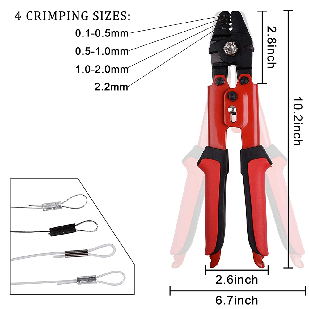 300pcs Crimp Fishing Sleeves S - Fishing Equipment Shop recensie en prijs