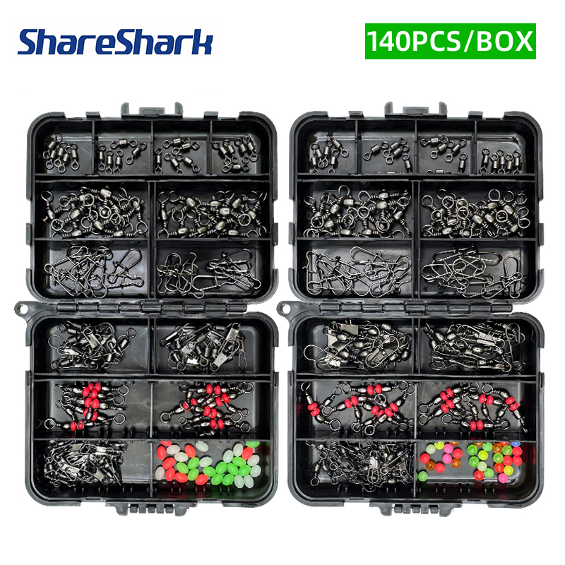 ShareShark 140Pcs fishing acce - Fishing Equipment Set recensie en prijs