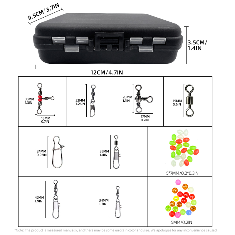 ShareShark 140Pcs fishing acce - Fishing Equipment Set recensie en prijs