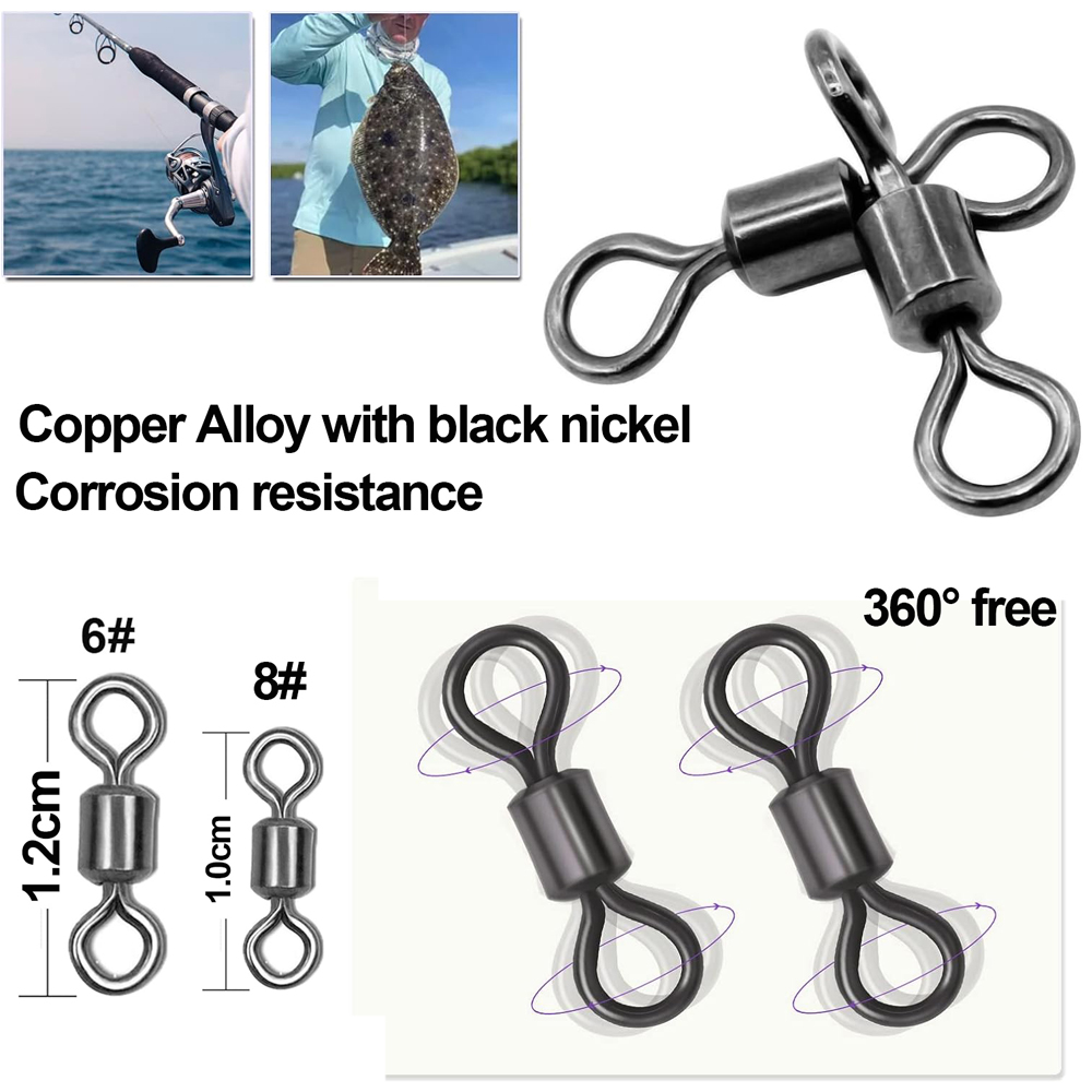30Pcs 3 Way Swivels Fishing Co - Fishing Equipment Shop recensie en prijs