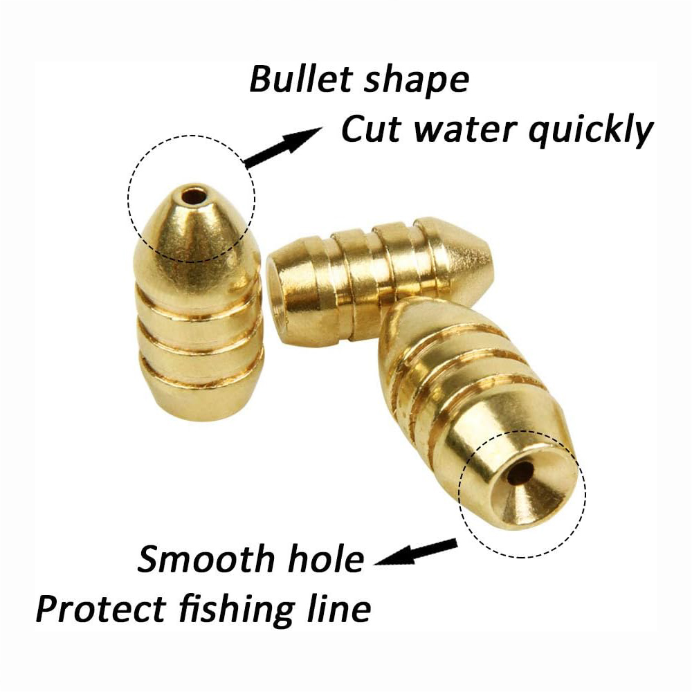10Pcs Brass Fishing Weight Cop - Fishing Equipment Shop recensie en prijs
