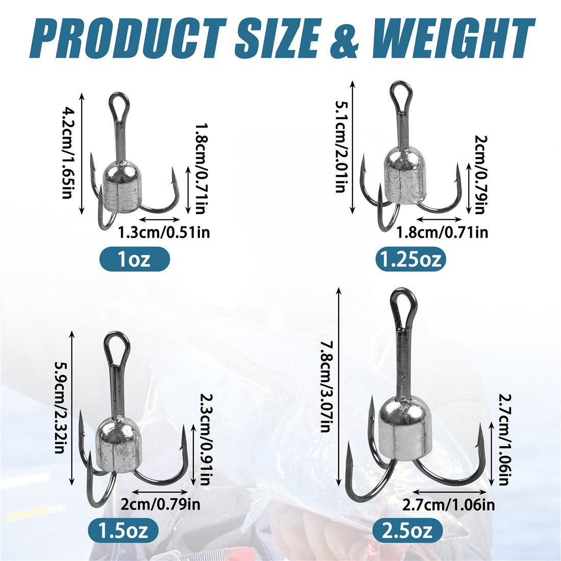 10PCS Snagging treble hooks We - Fishing Equipment Shop recensie en prijs