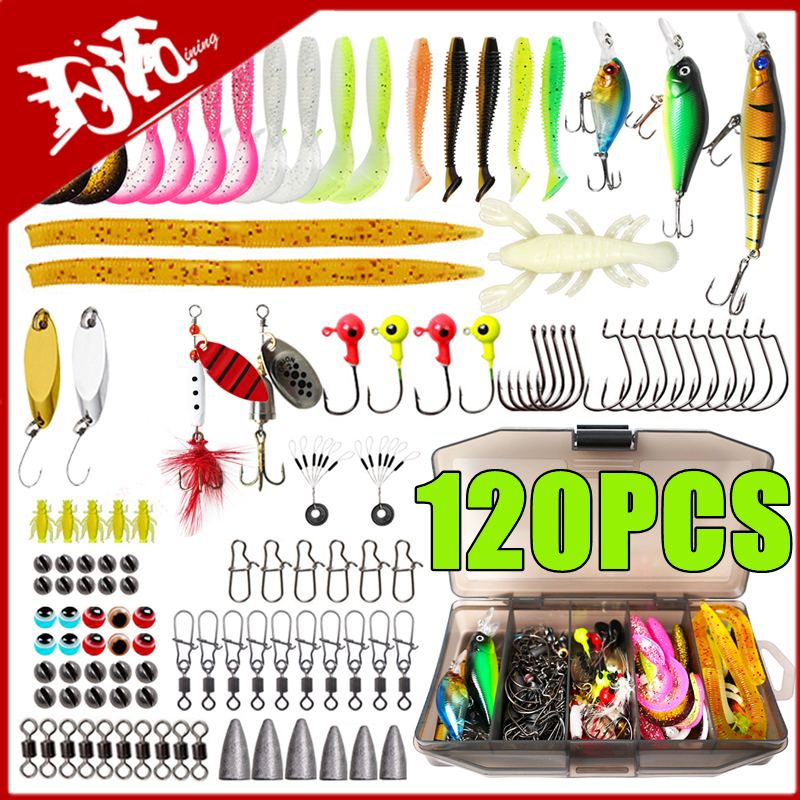 New 120PCS Fishing Lure Set So - Fishing Equipment Set recensie en prijs