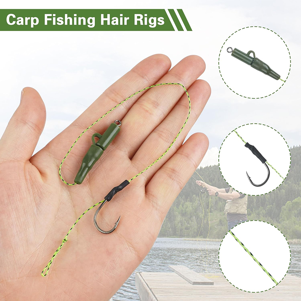 12Pcs Carp fishing hair rigs P - Fishing Equipment Shop recensie en prijs