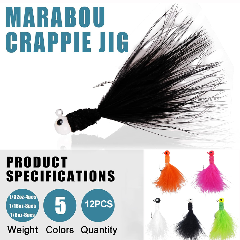 12Pcs Jig Heads for Fishing Cr - Fishing Equipment Shop recensie en prijs