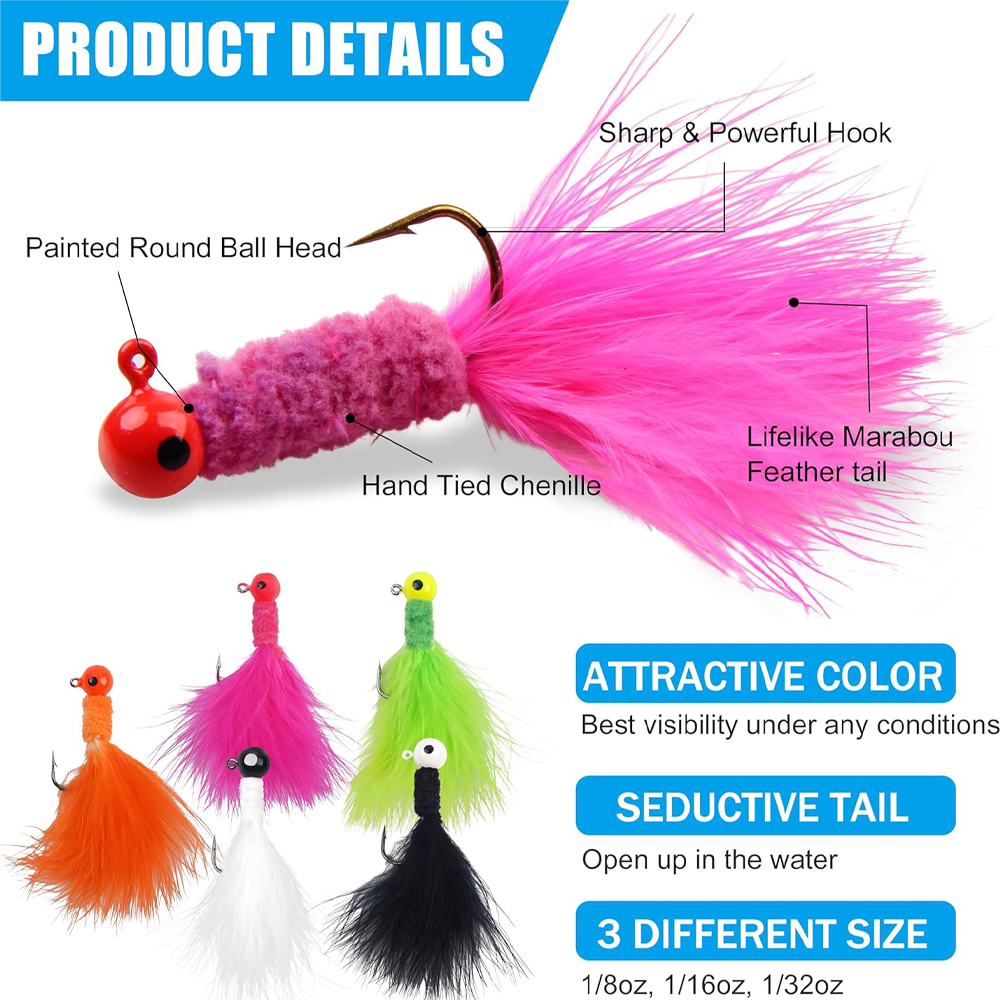 12Pcs Jig Heads for Fishing Cr - Fishing Equipment Shop recensie en prijs