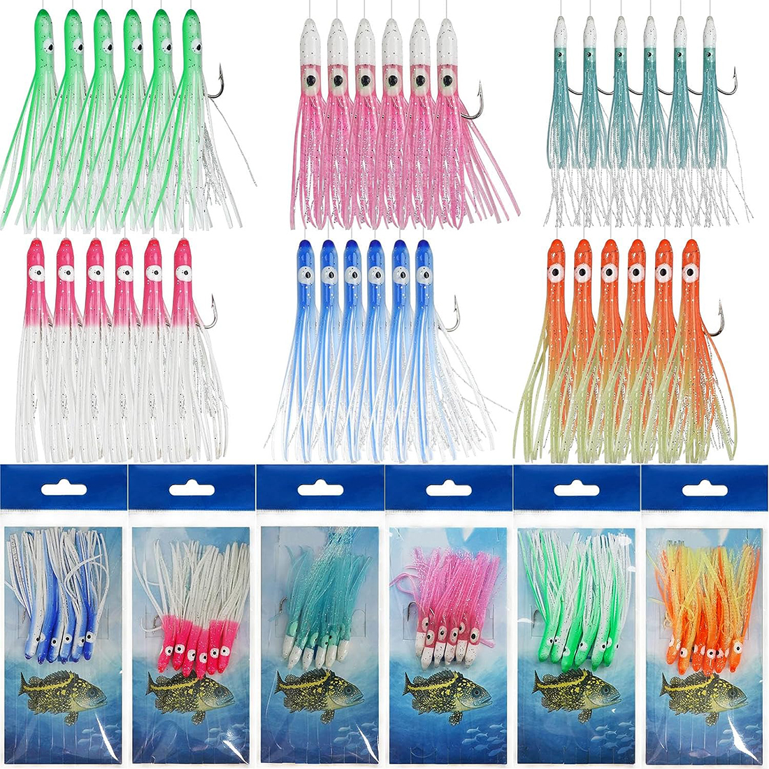 6Packs String Fishing hooks 6- - Fishing Equipment Shop recensie en prijs