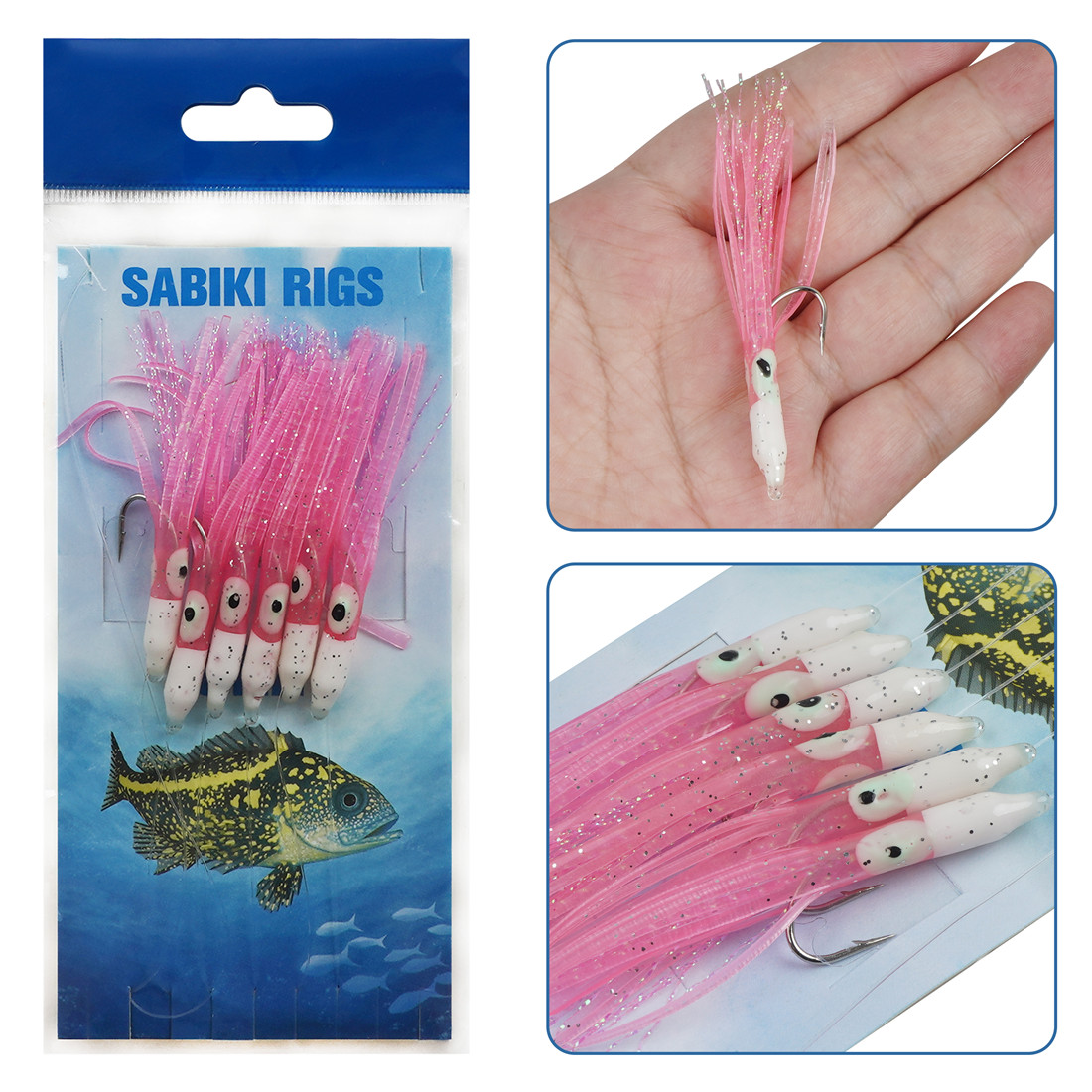 6Packs String Fishing hooks 6- - Fishing Equipment Shop recensie en prijs