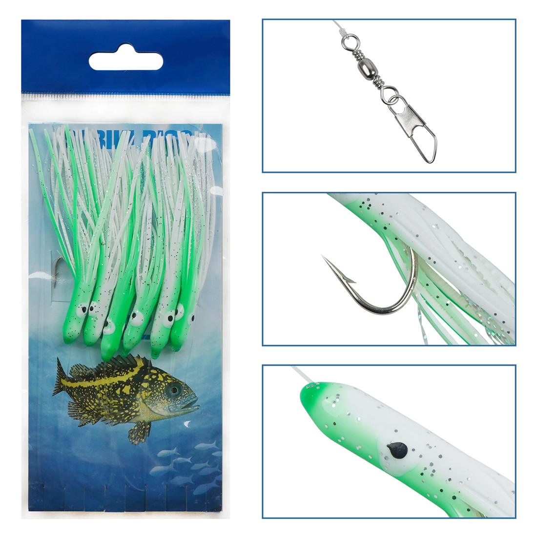 6Packs String Fishing hooks 6- - Fishing Equipment Shop recensie en prijs