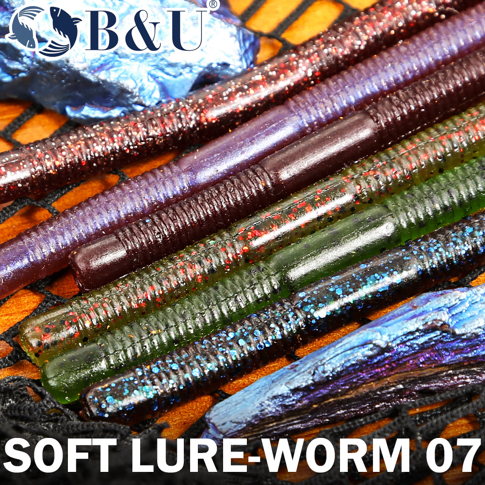 B&U 8pcs Earthworm Soft Lure S - Fishing Equipment Set recensie en prijs