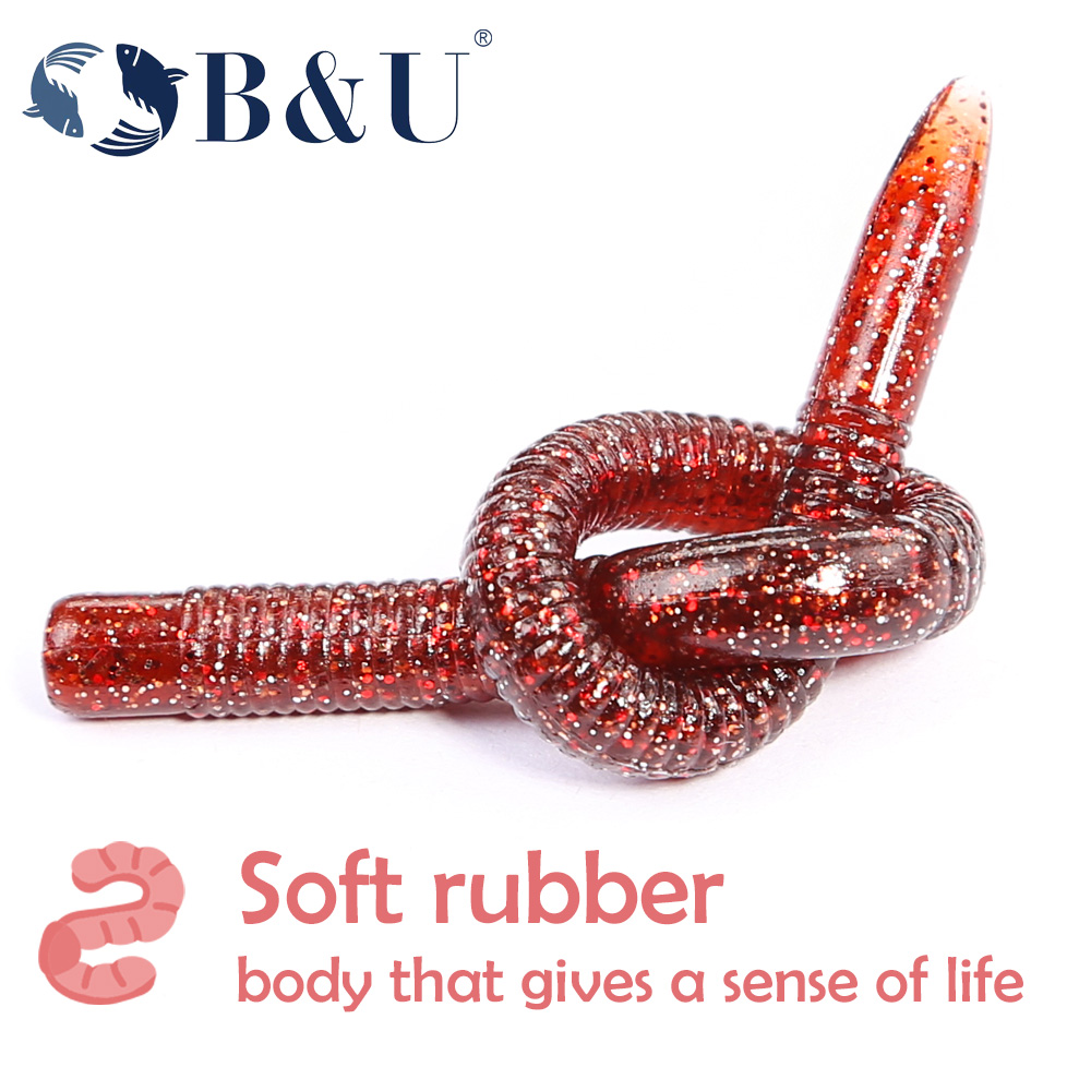 B&U 8pcs Earthworm Soft Lure S - Fishing Equipment Set recensie en prijs