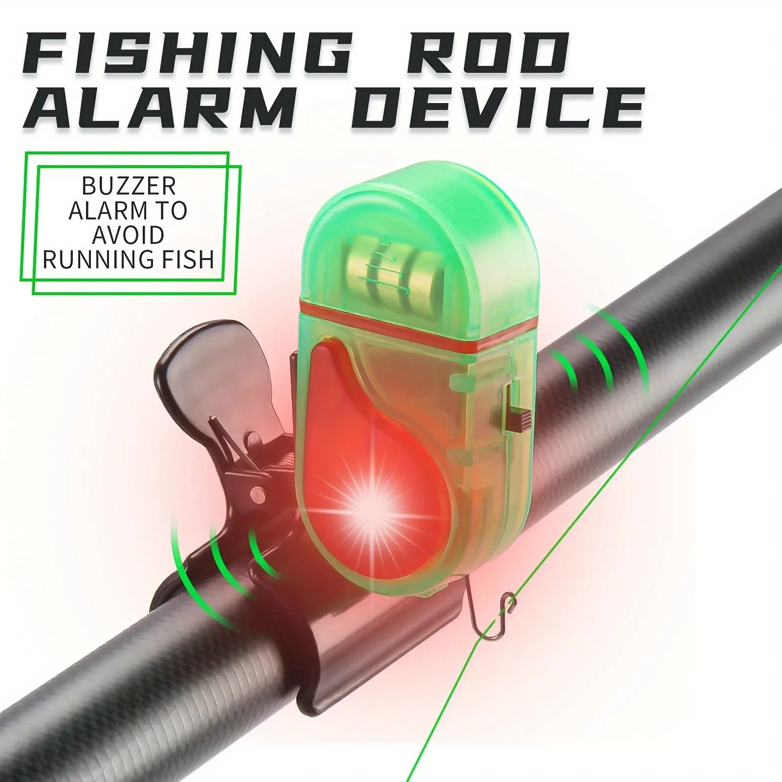 2PCS LED Fishing Bite Alarm, 2 - Fishing Equipment Set recensie en prijs