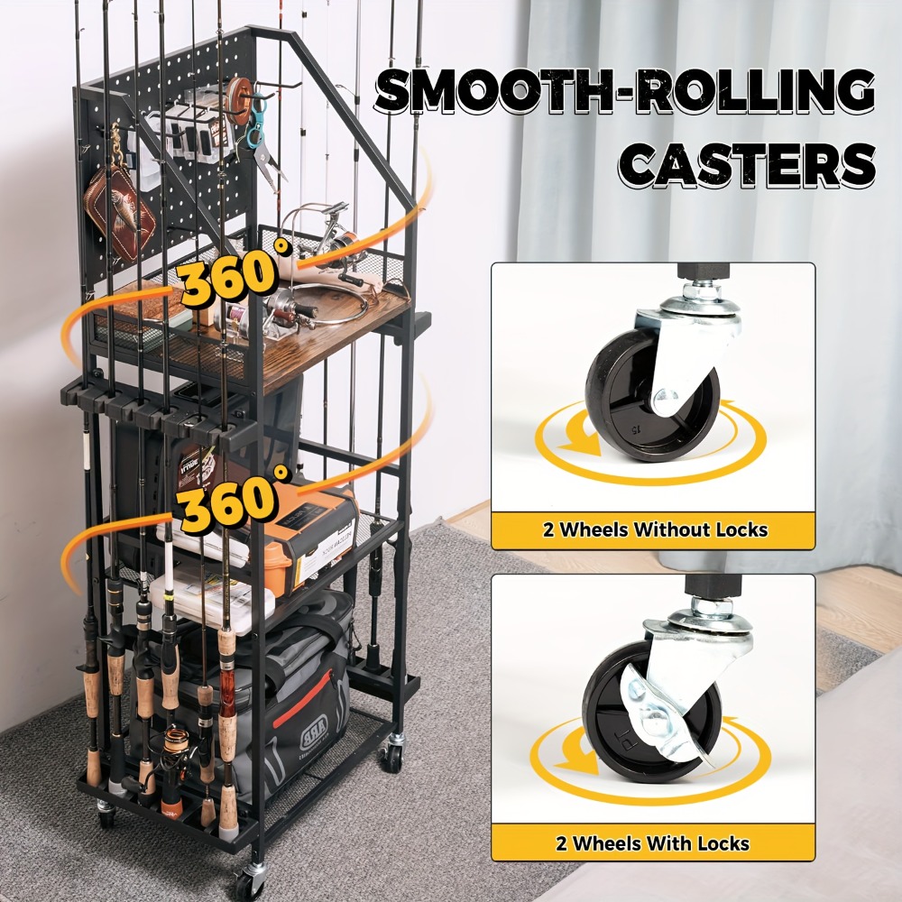Fishing Rod Holders for Garage - Tackle Box recensie en prijs
