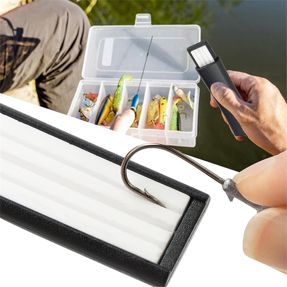 Fishing Hook Sharpener - Compa - Tackle Box recensie en prijs