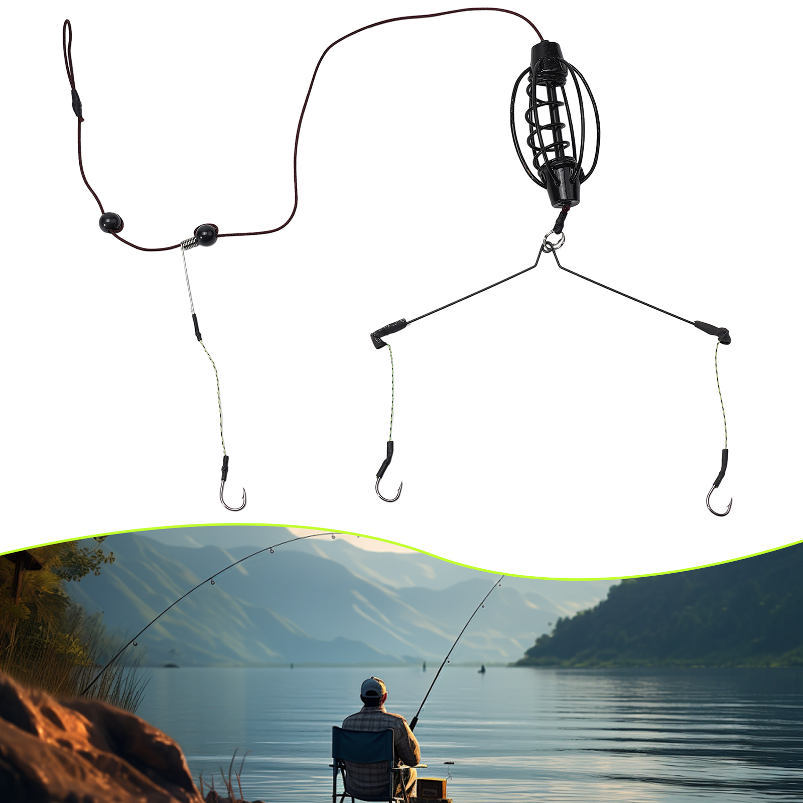 1PCS Carp Fishing Feeder Europ - Fishing Equipment Set recensie en prijs