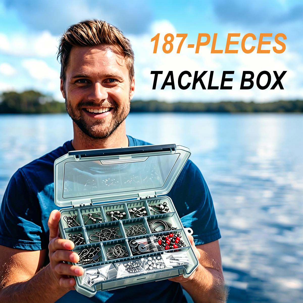 187pcs Fishing Accessories Kit - Tackle Box recensie en prijs